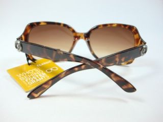 Foster Grant Brown Classic Cheetah Large Frame Sunglasses Stately