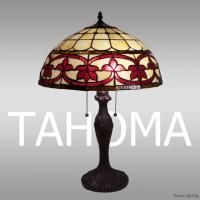 New Fleur de Lis Tiffany Style Stained Glass Table Lamp
