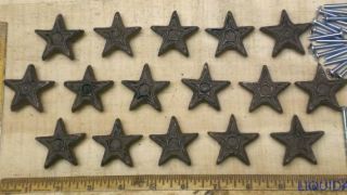 16 Star Cabinet Drawer Pulls Knobs 1 5 8 Iron Western
