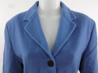 you are currently bidding on an ann freedberg blue wool and cashmere
