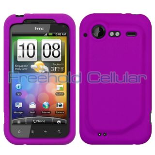 Purple Silicone Cover Case for HTC Droid Incredible 2