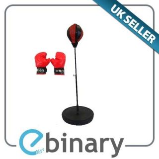 Freestanding Punching Boxing Bag with Gloves and Pump