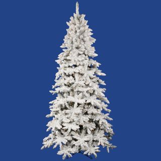 foot lighted olympia fir flocked artificial christmas tree