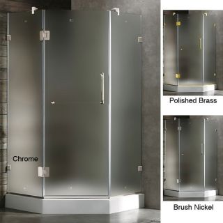  frameless neo angle shower enclosure. Shower enclosure installation