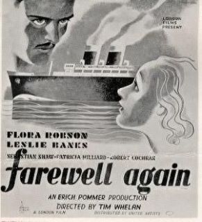 Farewell Again 1937 Flora Robson Kupfer Sachs Pressbook