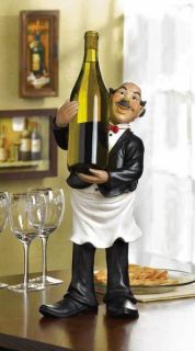 French Waiter Wine Bottle Holder Rack Champagne New