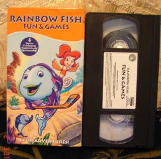 Have Others Rainbow Fish Fun Games VHS RARE 4 Adven 074645162737