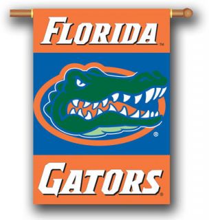 Florida Gators 2 Sided 28 X 40 Banner House Flag W/ Pole Sleeve