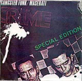 Crime 7 Gangster Funk Few Made RARE Sleeve Punk KBD Private Test