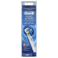 New Oral B Floss Action Replacement Brush Heads