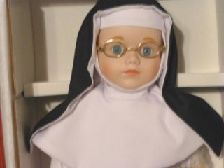 Christmas Gift Sister Mary Francis Dynasty Porcelain Bisque Nun Doll