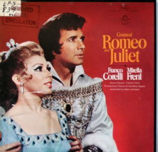 Gounod Romeo and Juliet Franco Corelli Mirella Freni Record