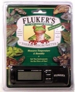 Flukers Digital Reptile Thermometer Hygrometer Combo