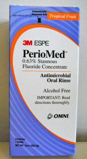 Omni Periomed Stannous Fluoride Oral Rinse 10 oz Tropical Fruit
