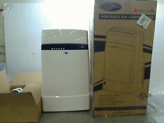  12,000 BTU Dual Hose Portable Air Conditioner with Heater, Frost White