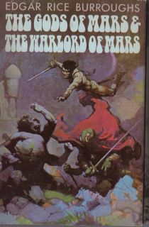 FRANK FRAZETTA illustration book OG Gods of Mars & Warlord 1971 John