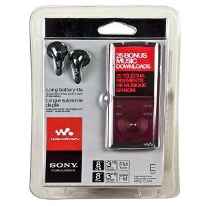 Sony Walkman 8GB Media  Player NWZ E354 Red NEW★★★★★
