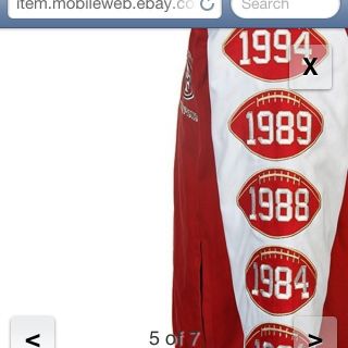   49ers Hall of Fame 5 Time Super Bowl Commemorative Jacket By GIII