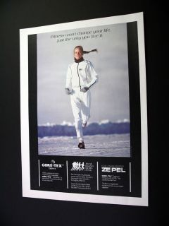 Frank Shorter Sportswear Running Suit 1980 Print Ad