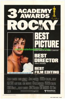  MOVIE POSTER ACADEMY AWARDS VERSION ONE SHEET SYLVESTER STALLONE