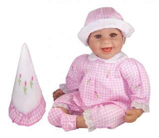 Molly P Originals Gabriella 16 Vinyl & Cloth Doll Baby With Blanket