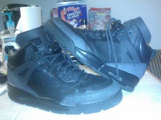 Nike Air Jordan Winterized Spizike Black Mens Boot Size 11