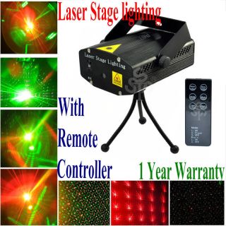 Portable Flashing Laser Stage Lighting With Remote DJ Party Show