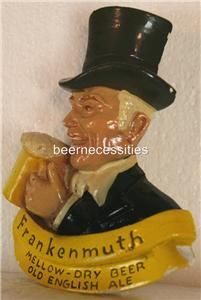 Frankenmuth Old English Ale Mellow Dry Brewmaster Beer Plaster Chaulk