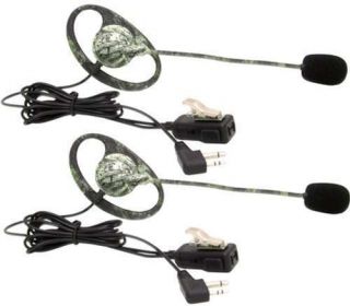   Camouflage Headsets w Boom Mic PTT for MIDLAND GMRS FRS 2 Way Radios