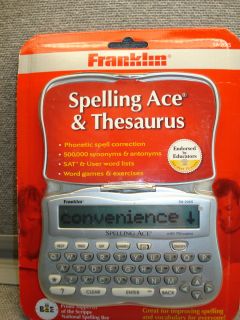  Franklin Spelling Ace Thesaurus