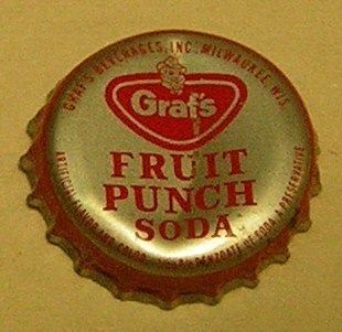 Vintage Grafs Fruit Punch SodacorkusedSoda Bottle Cap