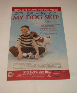 2000 movie ad page ~ MY DOG SKIP ~ Frankie Muniz