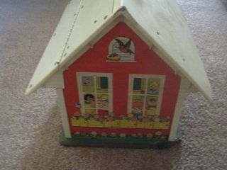 Vintage 1971 Fisher Price Play Family School House 923