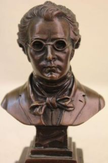 Composer Franz Seraphicus Peter Schubert Bronze Statue Western Art
