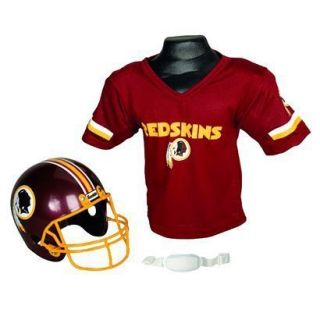 Franklin Sports NFL Football Redskins Helmet / Jersey Set Kids sz 4 16