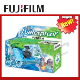 Fuji QuickSnap Waterproof Disposable Camera with Flash 27 exp (ISO 800