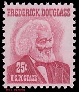  1290b Genuine Magenta Color 25c Frederick Douglass Error MNH   Buy Now