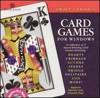 Swift Classic Card Games PC CD Cribbage Euchre Crazy Eights Hearts