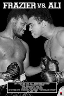 Muhammad Ali vs Joe Frazier 1970s Commemorative Boxing Poster