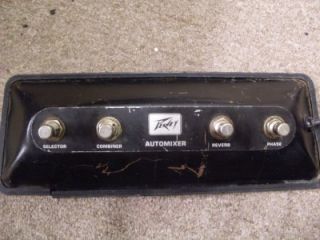 peavey automixer guitar amplifier footswitch pedal
