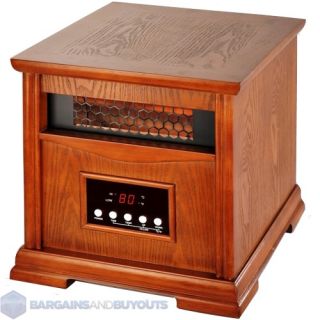  Deluxe Stealth 6 1200 1500 Square Foot Quartz Infrared Heater