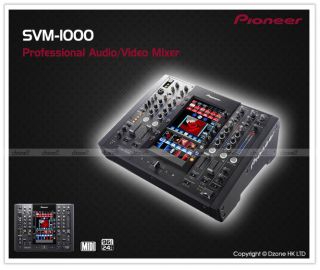 Pioneer SVM 1000 4 Channel Professional DJ Audio and Video Mixer