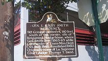 Kirby Smith resided in Shreveport during the Red River Campaign of