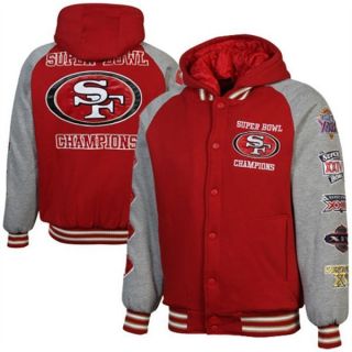  49ers 5 Time Super Bowl Champs Defender Jacket by GIII