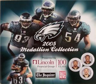 2005 philadelphia eagles medallion collection