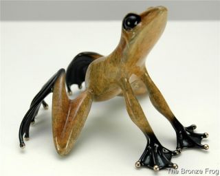 Frenchie by Frogman Tim Cotterill Bronze Frog Retired