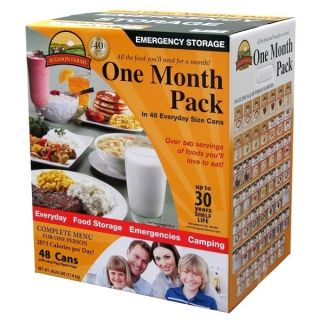  Freeze Dried Food Storage Survival Kit 30 day 1 person Dehydrated Food