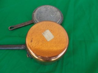  Duparquet Copper Clad Cast Aluminum Cast Iron Pan w Lid 3 4qt