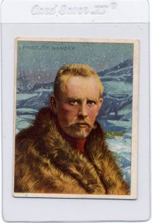 Fridtjof Nansen Hassan Cigarette Card Great Explorers