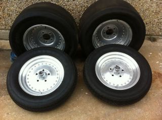   Centerline front and rear Auto Drag rims with Mickey Thompson Tires